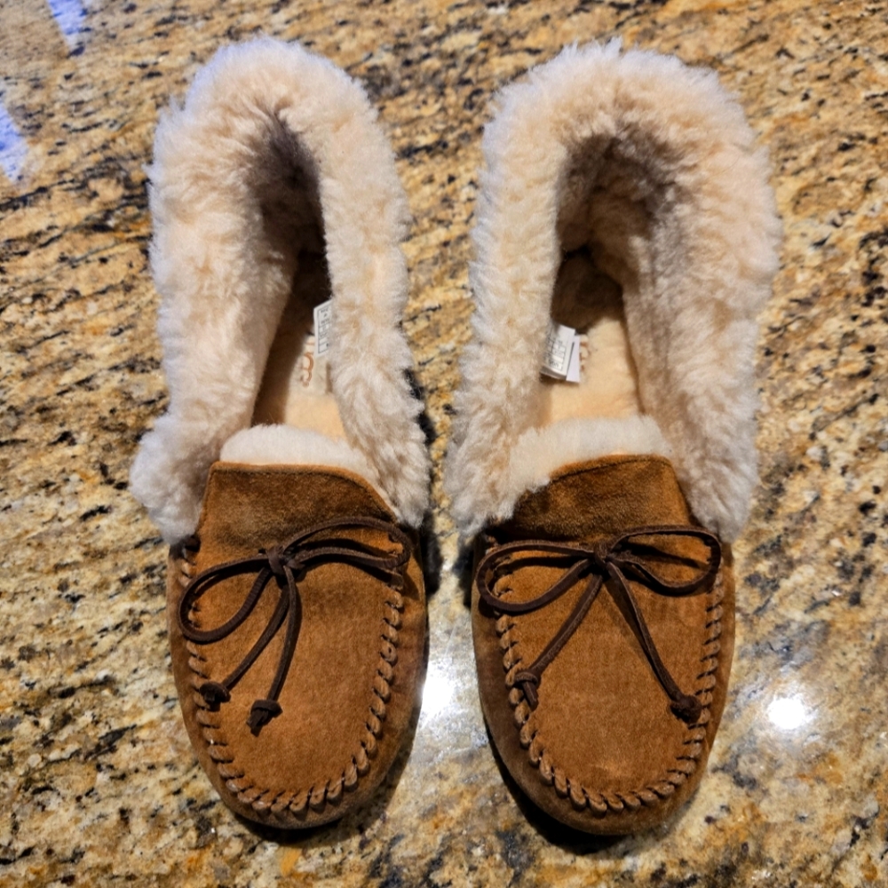 UGG Women's Alena Slipper, Chestnut, Size 8M